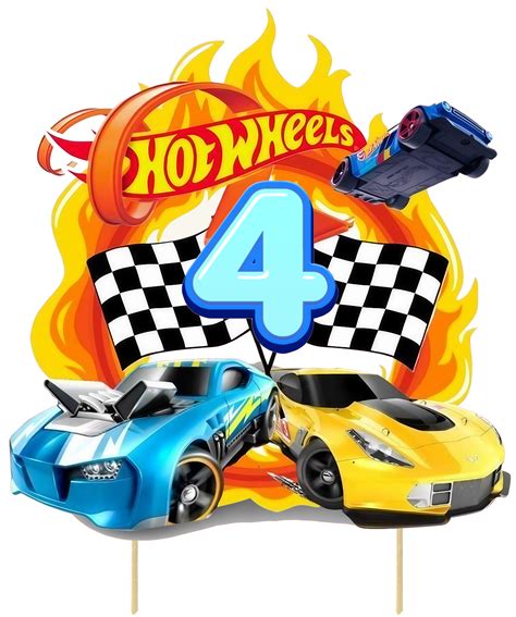Topper Dekoracja Na Tort Urodziny Hot Wheels Wiek Lata Cena Opinie