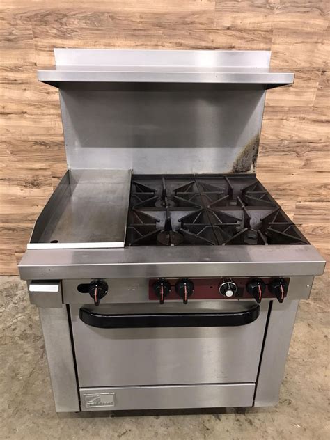 Southbend X436d 1gl 4 Burner And Griddle Range