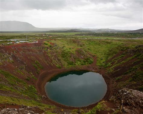 exploring  depths  kerid crater  iceland