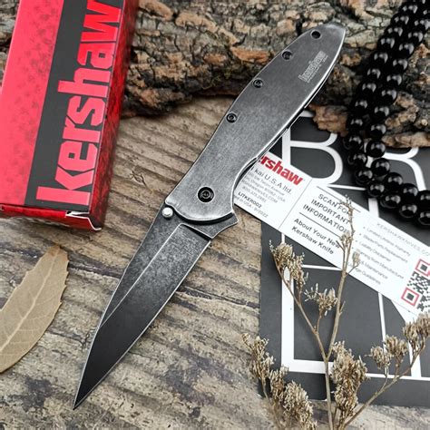 Нож для кемпинга, охоты, рыбалки, фруктов KS1660, черный камень для ...