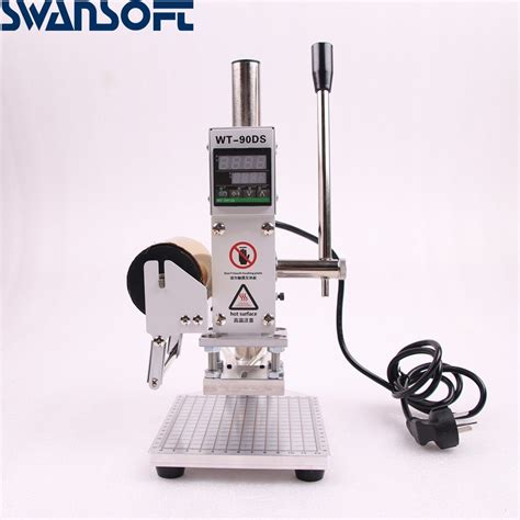 Cm Digital Hot Foil Leather Stamping Machine W Gold Embossing Bronzing Machine For Pvc