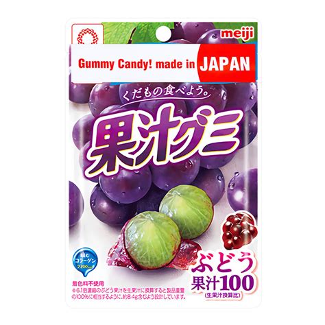 Meiji Gummy Candy Grape Flavor 51g Snackmoon