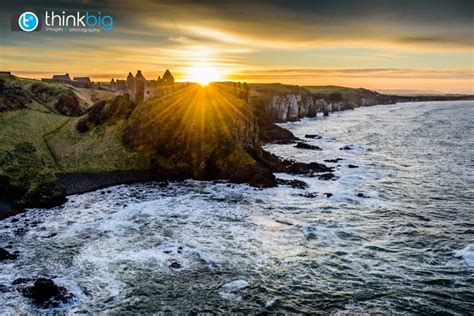 Dunluce Castle Sunset, Photo Print, County Antrim, Northern Ireland ...