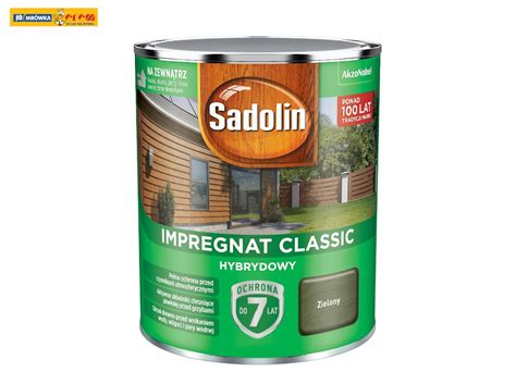 Impregnat Classic Hybrydowy Zielony 0 75L Sadolin 5330238 Cena