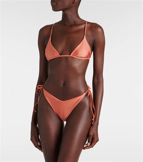 Top De Bikini Triangular Via En Rojo Jade Swim Mytheresa