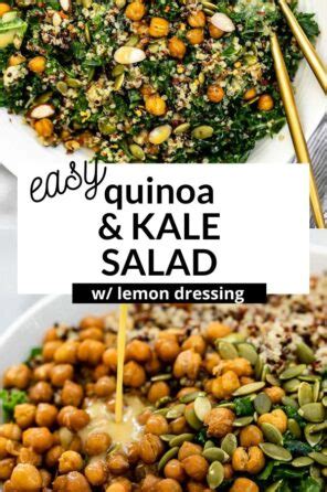 Kale Quinoa Salad Lemon Dijon Dressing Eat With Clarity