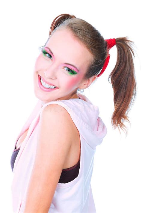 Big smile stock photo. Image of makeup, natural, eyelashes - 11692864