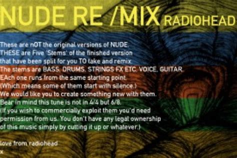 ITunes Radiohead Remixea Nude