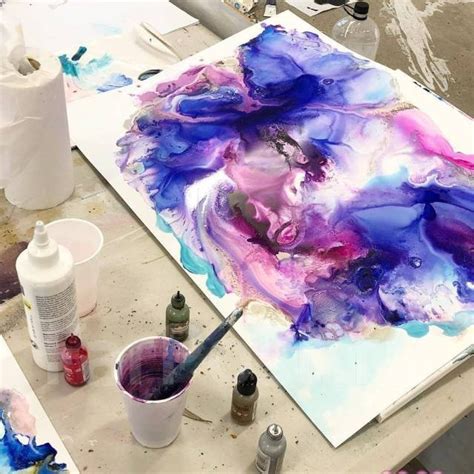 Рисунки спиртовыми чернилами (48 фото)