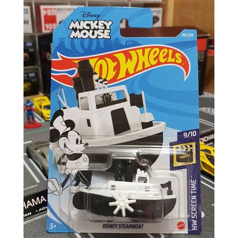 Hot Wheels Disney Steamboat Mickey Mouse Fantasy Screen Time Shopee Malaysia