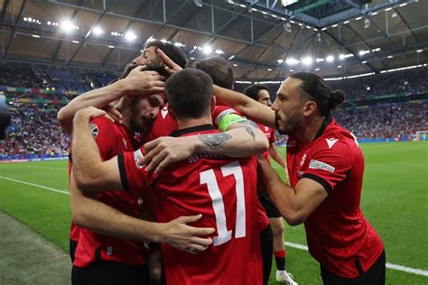 Hasil Georgia Vs Portugal Kejutan Gol Kvaratskhelia Bawa Georgia Memimpin