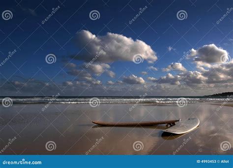 Placas De Ressaca Na Praia Imagem De Stock Imagem De Praia