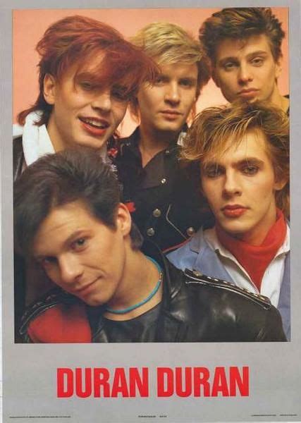 An Awesome Poster Of Simon Le Bon And The Biys From Duran Duran In