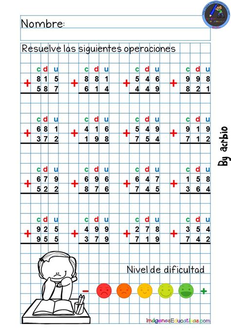 Operaciones Sencillas Para Primaria 5 Imagenes Educativas