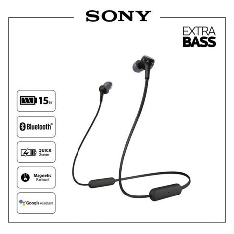 Jual Sony Wi-Xb400 Earphone Wireless In-Ear Extra Bass Bluetooth ...