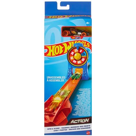 Set Masinuta Hot Wheels Action Classic Stunt Invarte Si Inscrie Hdr Ani Multicolor