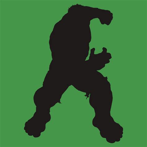 Hulk Silhouette at GetDrawings | Free download