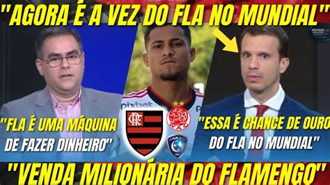 É A CHANCE DE OURO DO FLAMENGO VENCER O MUNDIAL EUGÊNIO LEAL exalta