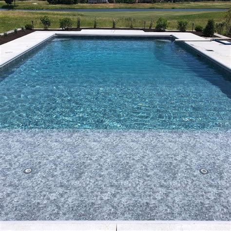 Island Granite | Pool, Inground pool landscaping, Pool liner