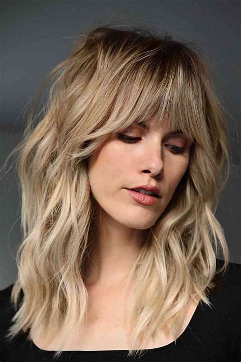 Blonde Hair With Dark Roots Ideas To Copy Right Now In Blonde Hair With Bangs Blonde