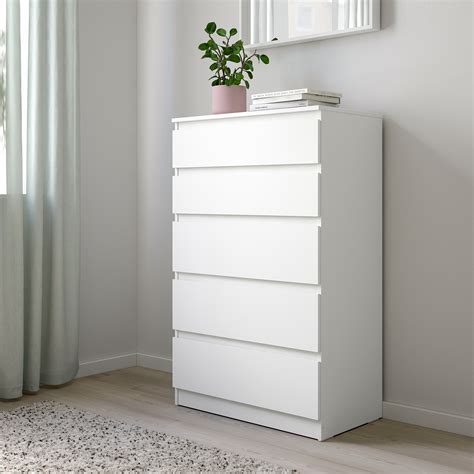 KULLEN комод с 5 ящиками белый | IKEA Lietuva