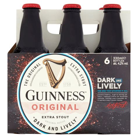 Guinness Extra Stout 6 Pack Bottles 330 Ml Storefront En