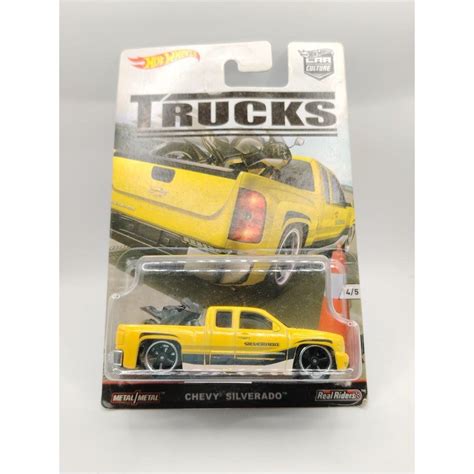 Car Culture Hot Wheels Chevy Silverado Truck Series Shopee Malaysia