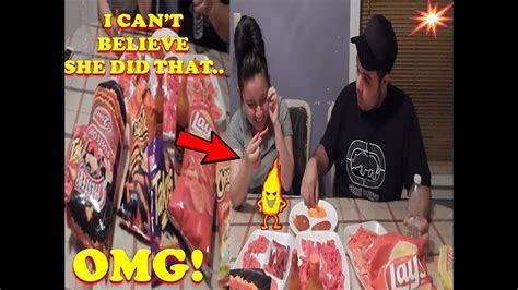 HOT CHEETOS CHALLENGE YouTube