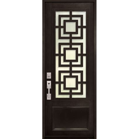 Eswda 42x96 Exterior 42in X 96in Moderne 3 4 Lite Single Contemporary Entry Door Euro Sino