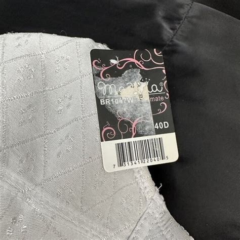 Mamia Intimates Sleepwear Mamia Lingerie White Bra Intimates Lace Bow Embroidery Details