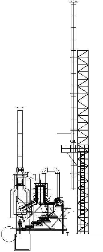 Front View Of Incinerator Autocad Files Dwg Format Cad Drawing Cadbull