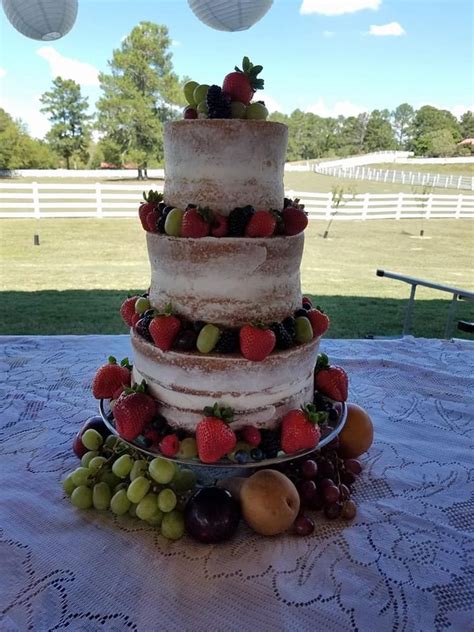 Naked Cake With Fresh Fruit CakeCentral