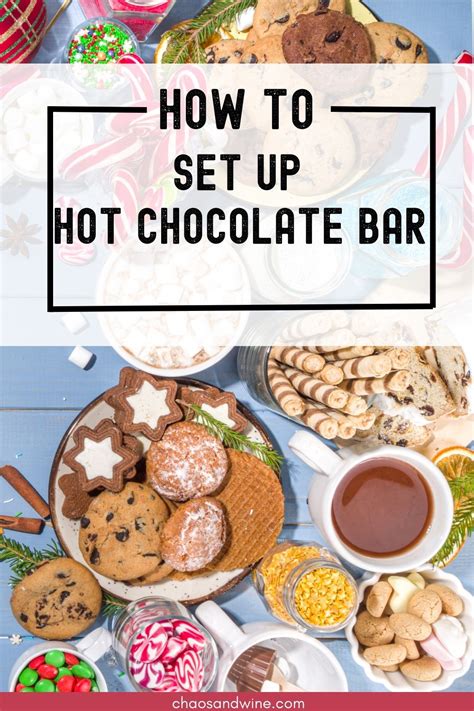 Easy Hot Chocolate Bar Set Up