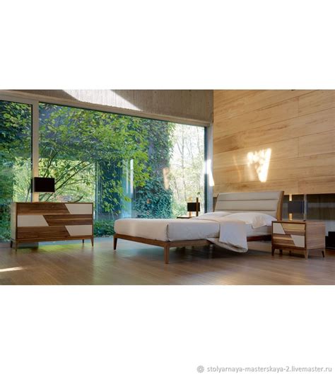 Двуспальная кровать из массива – заказать на Ярмарке Мастеров – LLNUWRU ...