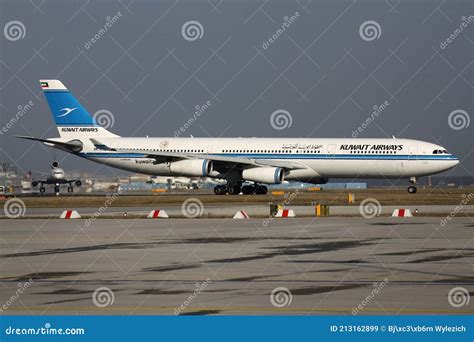 Kuwait Airways Airbus A300 600 Editorial Photo