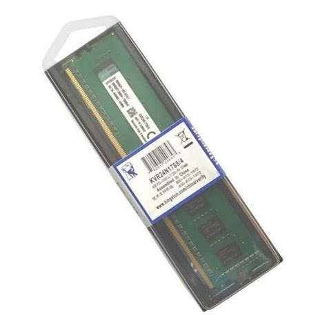 Memoria Kingston Ddr4 4gb 2400 Mhz Desktop Kvr24n17s8/4 no Shoptime