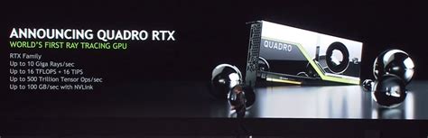 NVIDIA's new Quadro RTX range: up to 48GB GDDR6 for $10,000