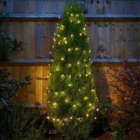 100 Warm White LEDs String Lights Trioscape Garden Centre