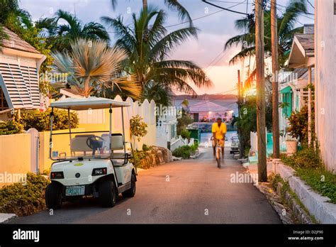 Caribbean Bahamas Harbor Island Dunmore Town Stock Photo Alamy
