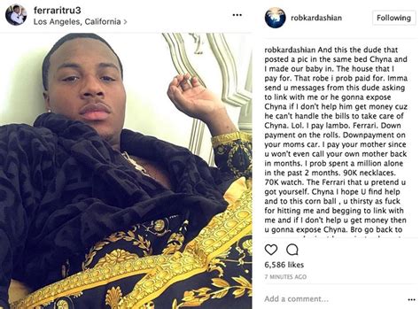 Rob Kardashian Slams Blac Chyna Exposes Naked Photos