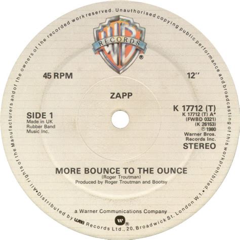 Zapp More Bounce To The Ounce Vinyl Discogs