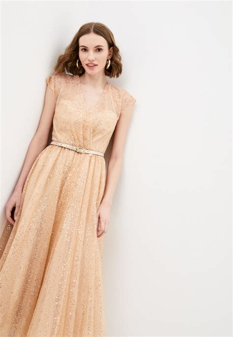 Платье Rich Naked Diona Midi Dress цвет золотой MP002XW037DI купить в интернет магазине