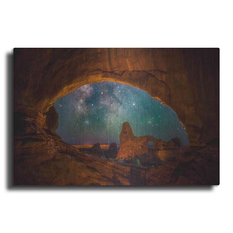 Luxe Metal Art Window To The Heavens Arches National Park By Darren