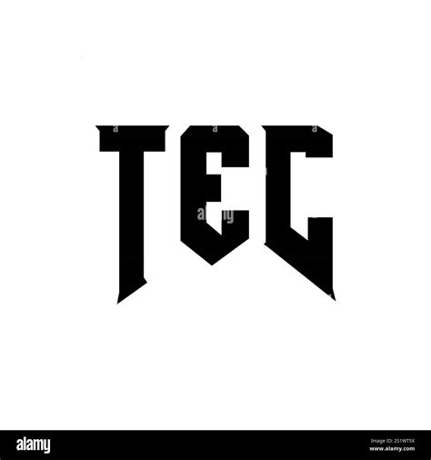 Tec Letter Logo Design For Technology Company Tec Logo Design Black