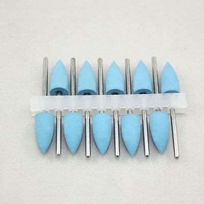 Pcs Dental Lab Silicone Rubber Polishers Diamond Polishing Burs