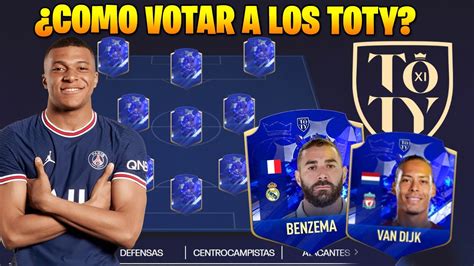 COMO VOTAR A LOS TOTY 23 DONDE VOTAR A LOS TOTY EQUIPO DEL AÑO FIFA