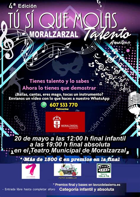 Venta De Entradas Final T Si Que Molas En Moralzarzal Teatro