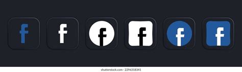 Facebook Icon Flat Vector