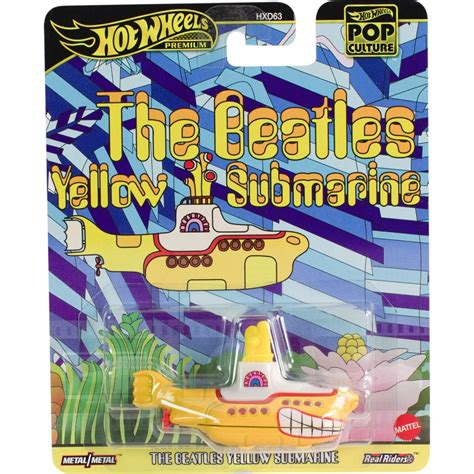 Mattel Hot Wheels Pop Culture The Beatles Yellow Submarine HXD63 JBL74 Toys Shop Gr