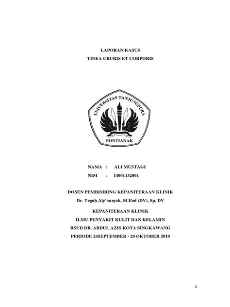 Laporan Kasus Tinea Kruris Pdf